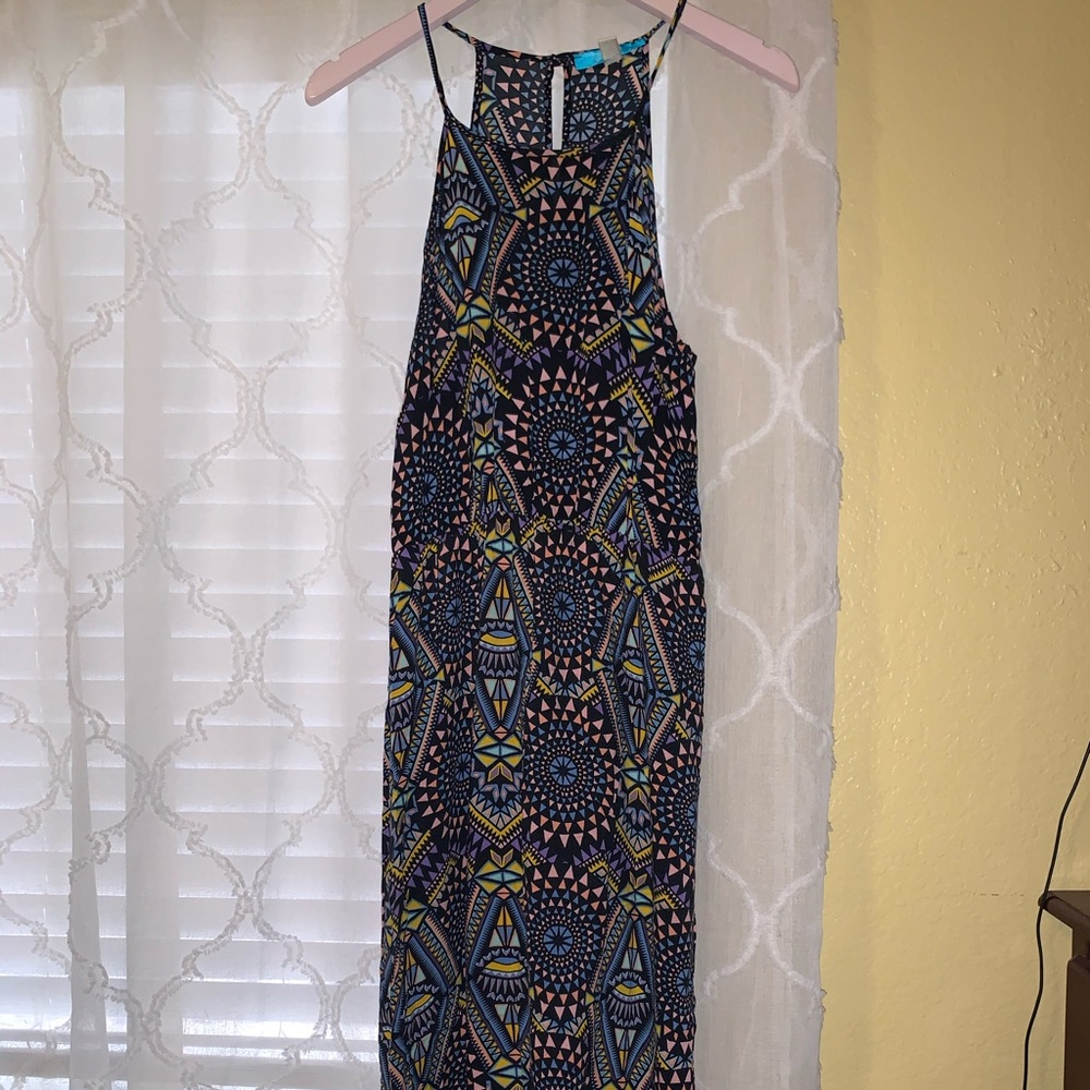 Geometric Maxi Dress